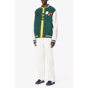 Bel-Air Athletics Green Varsity Jacket Letterman Size L NEW
